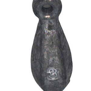 NEW Glimin Pyramid Bank sinkers, 10pcs. 30oz. weights, fishing, lead